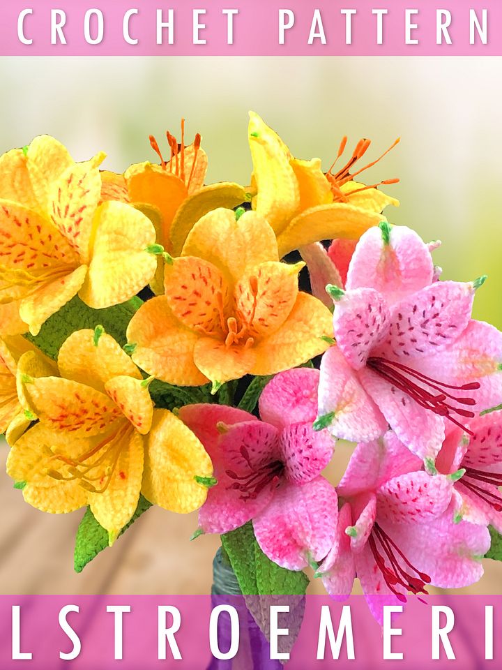 Crochet Alstroemeria Pattern product image (1)