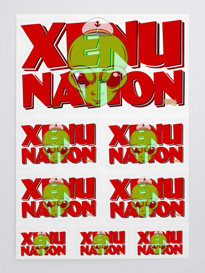 Xenu Nation Kiss Cut Sticker Sheet product image (1)