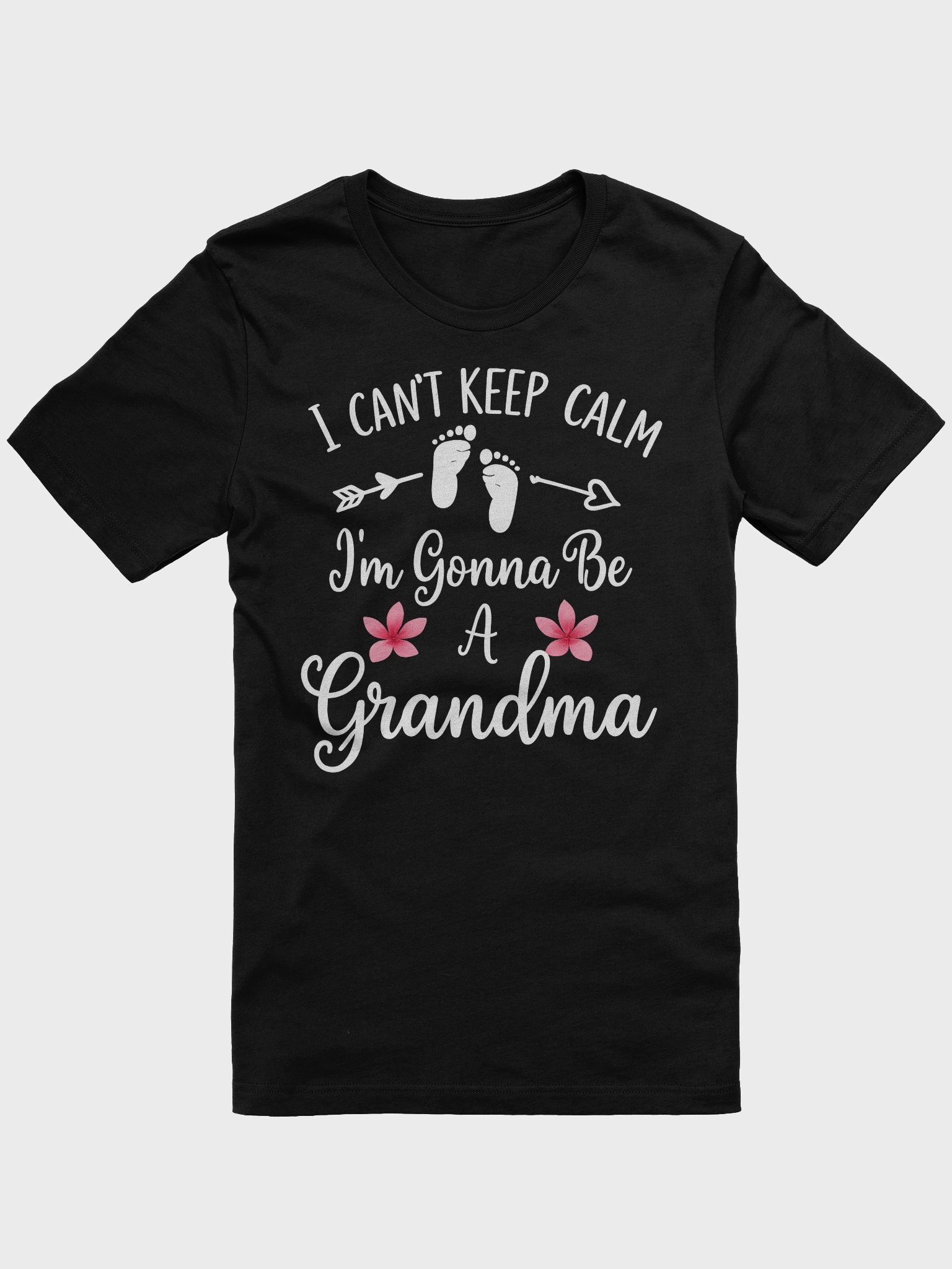 I Can’t Keep Calm I’m Gonna Be a Grandma – Cute Baby Announcement T-Shirt product image (1)
