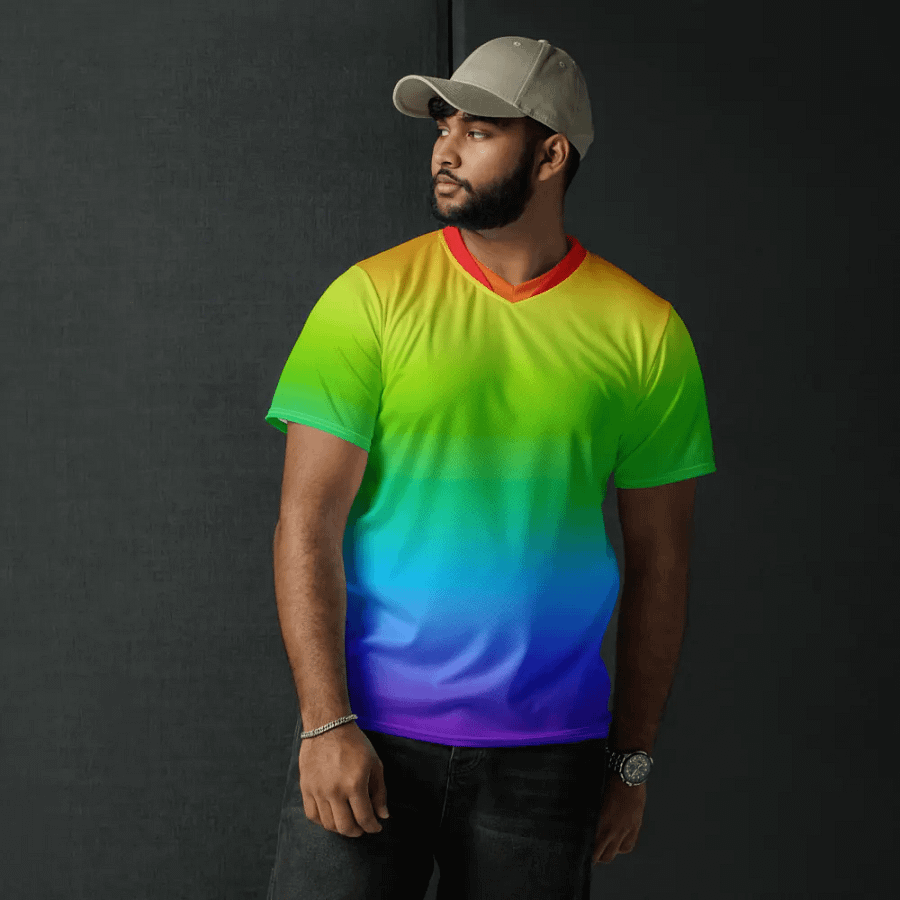 Rainbow Unisex Sport Jersey product image (6)