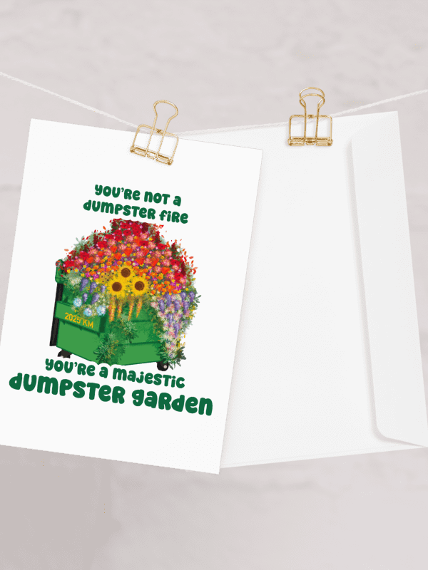 Dumpster Fire Greeting Card product image (2)