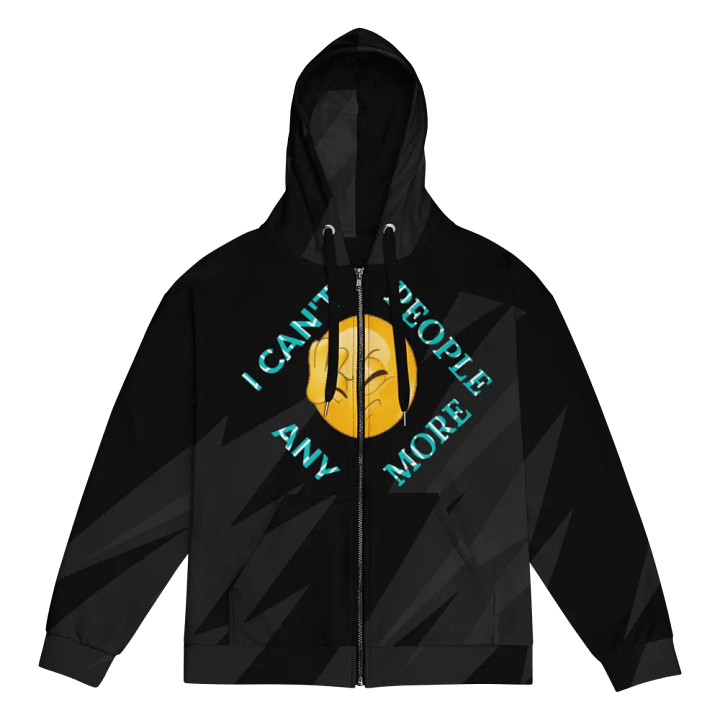 Facepalm Emoji All-Over Zip Hoodie product image (1)