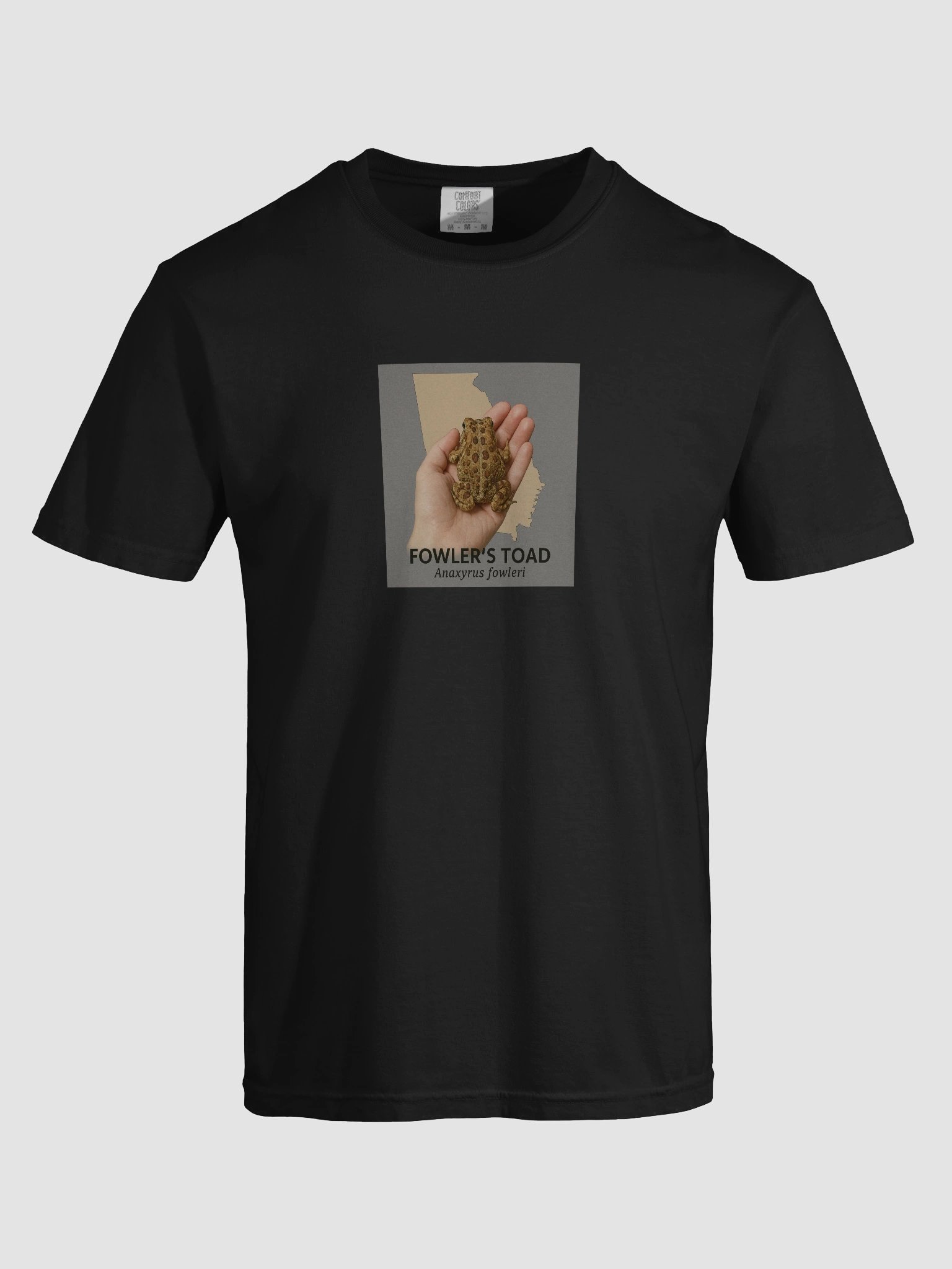 Fowler's Toad GA Map T-Shirt product image (61)