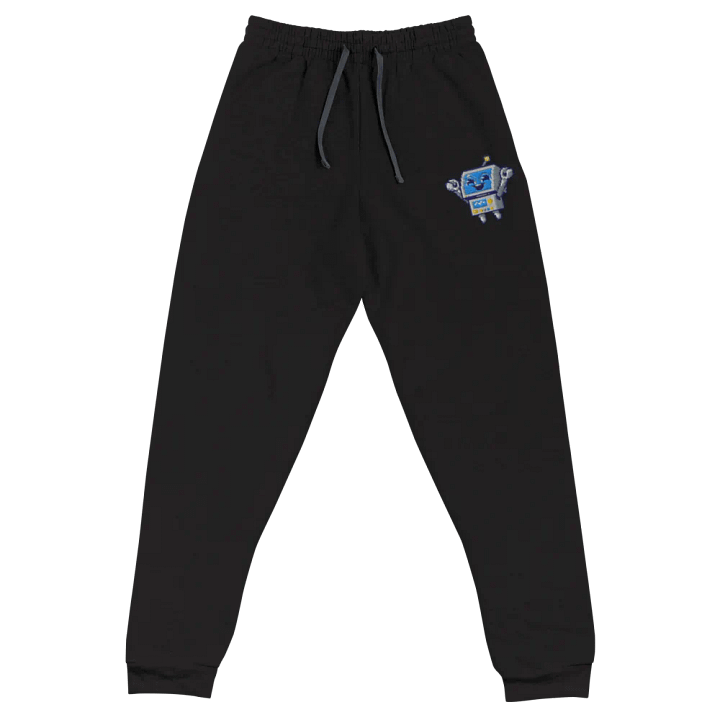 Happy Robot Embroidered Joggers product image (1)