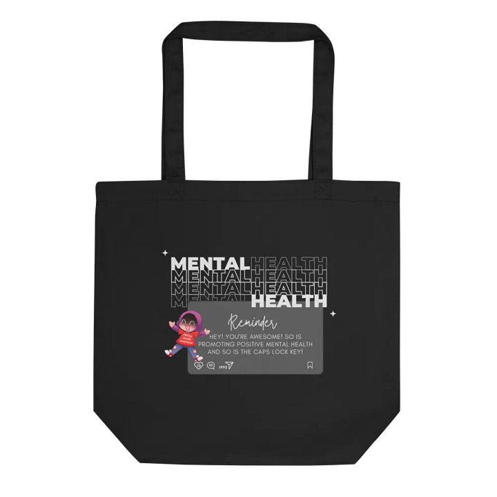 Mental Health Awareness Tote - Dark product image (1)