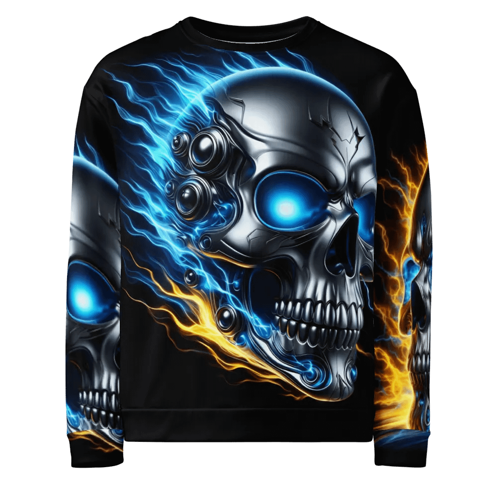 Ethereal Skull Glow - Unisex Sweatshirt #14 product image (1)