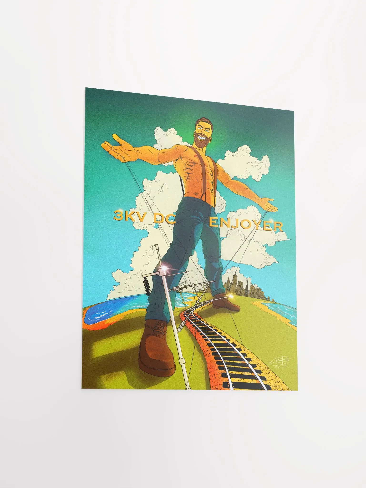 3KV DC GIGACHAD POSTER product image (3)
