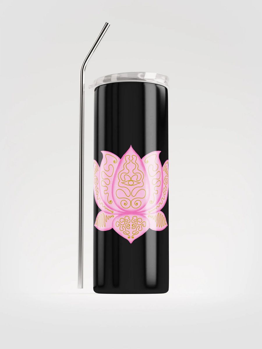Golden Lotus Stainless Steel Tumbler product image (1)