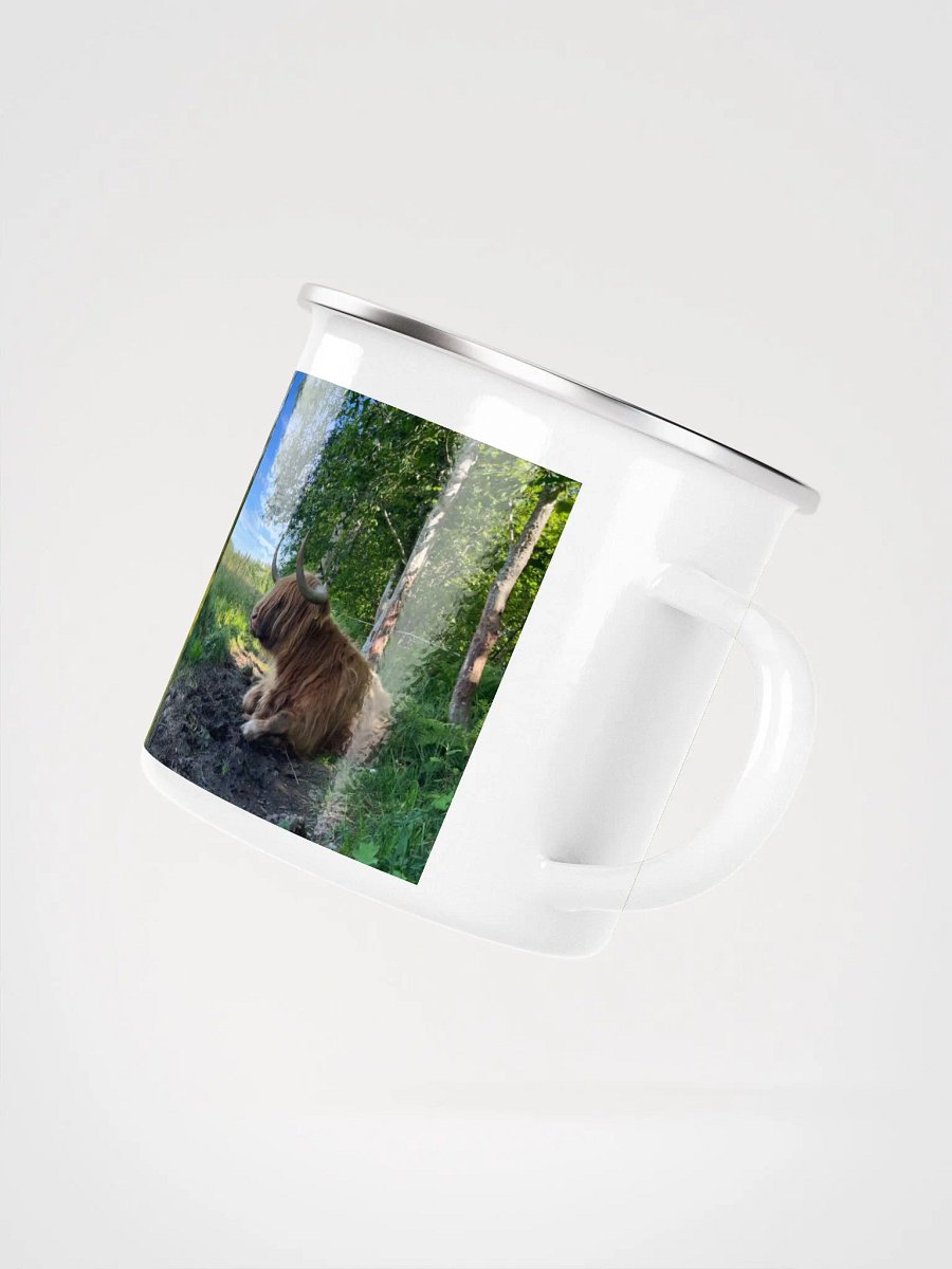 Rustic Highland Cattle Enamel Mug Set product image (3)