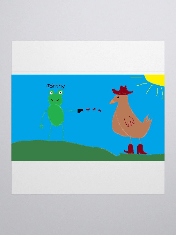 Johnny Ribbit artwork sticker product image (1)