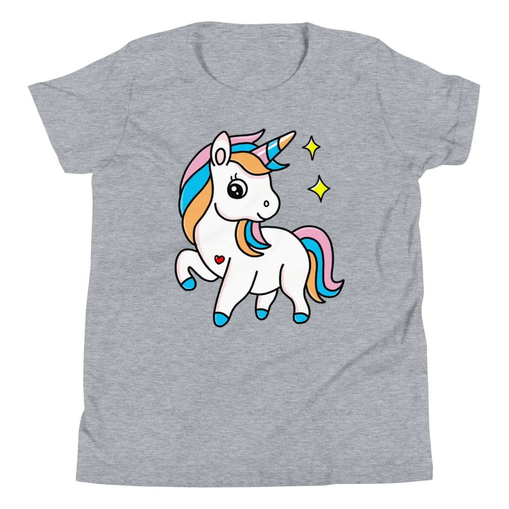 Rainbow Unicorn Youth T-Shirt product image (5)