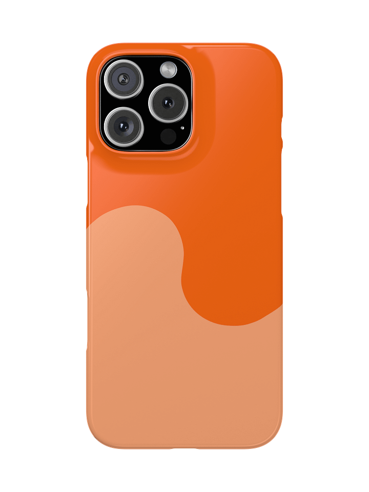 Orange Soda Minimal Wave iPhone Case product image (13)
