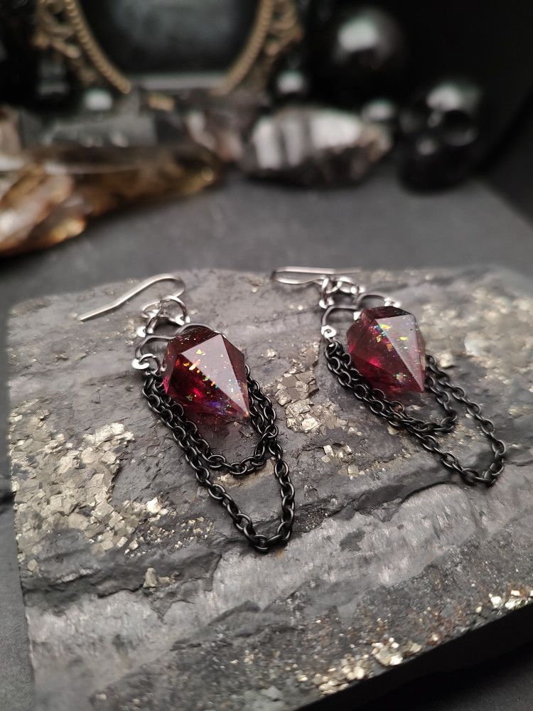 Earrings Epoxica - Rose GalaxyDrops product image (1)