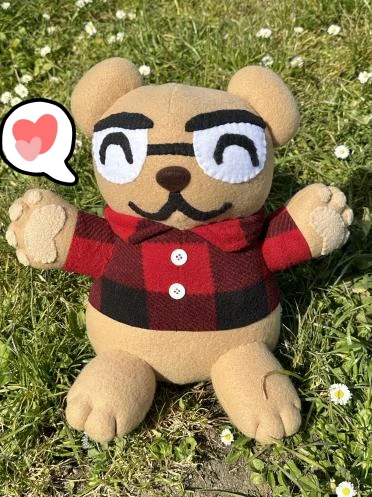 The Official CardlinAudio Voice Plushie: Cardybear! product image (1)