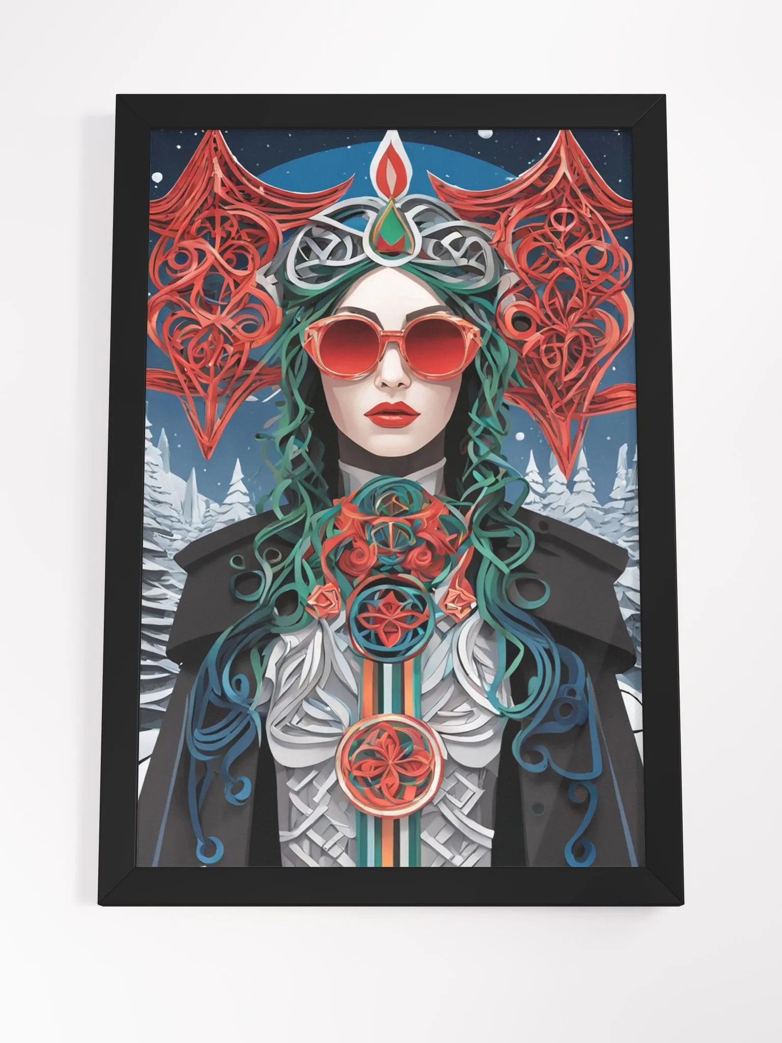Winter Wiccan 09 - Framed Matte Poster product image (4)