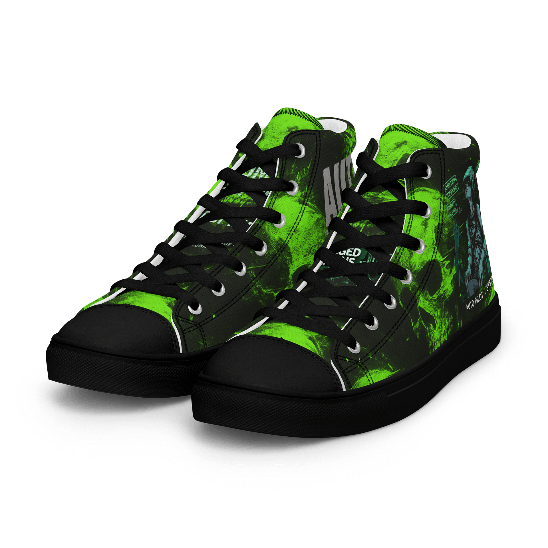 Living in Auto Pilot Women's High Top product image (6)
