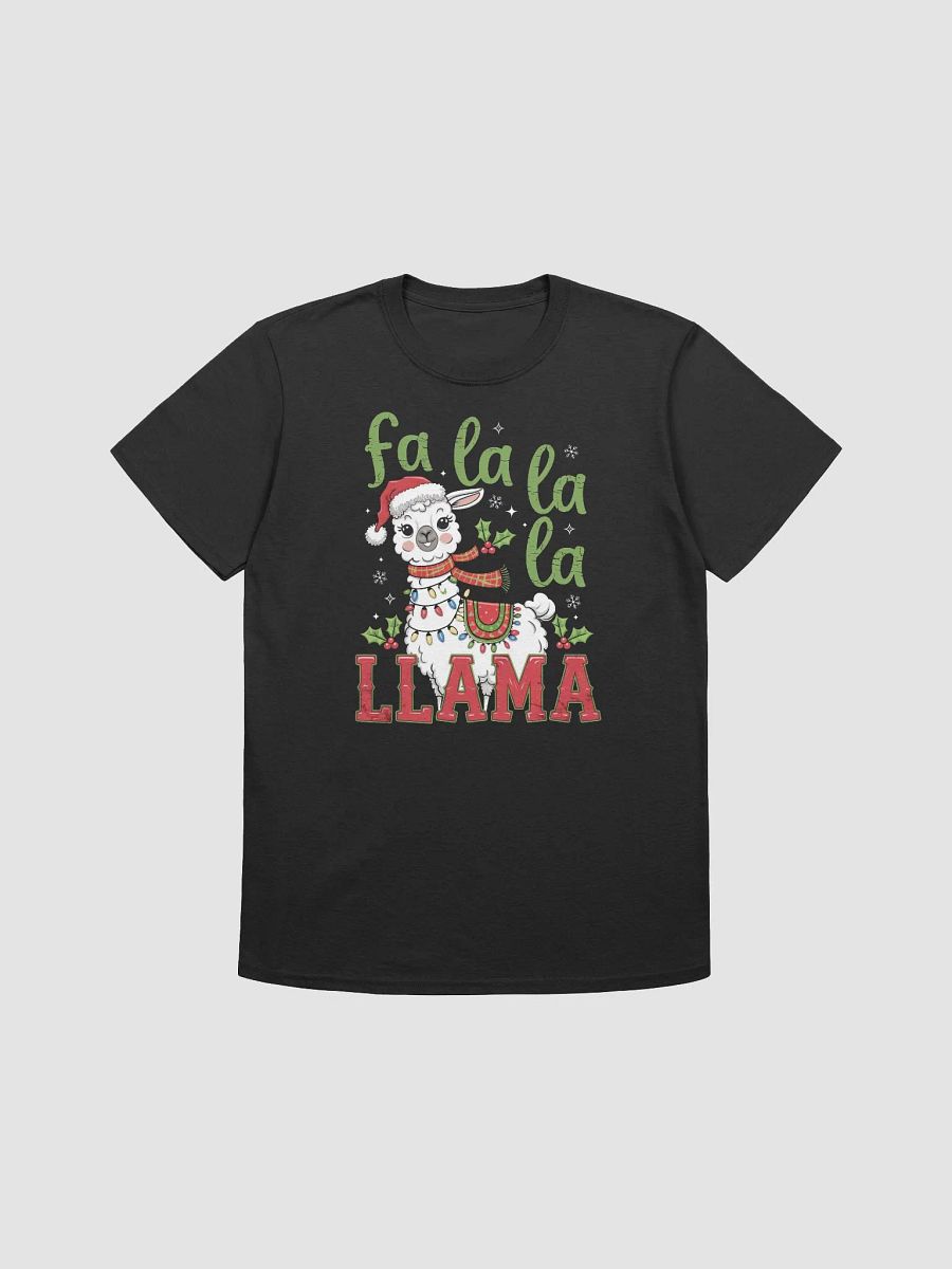 Fa La La Llama Christmas T-Shirt | Funny Holiday Llama Tee | Festive Christmas Party Shirt product image (1)