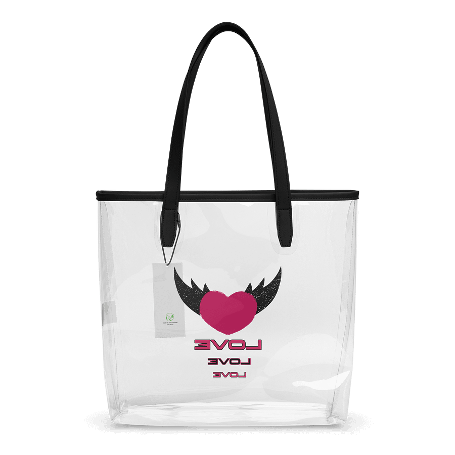 Love Wings Clear Tote Bag product image (2)