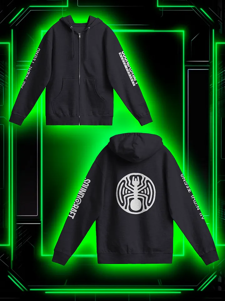 Soundcraft Fleece Zip Up Hoodie by Independent Trading Co. product image (1)