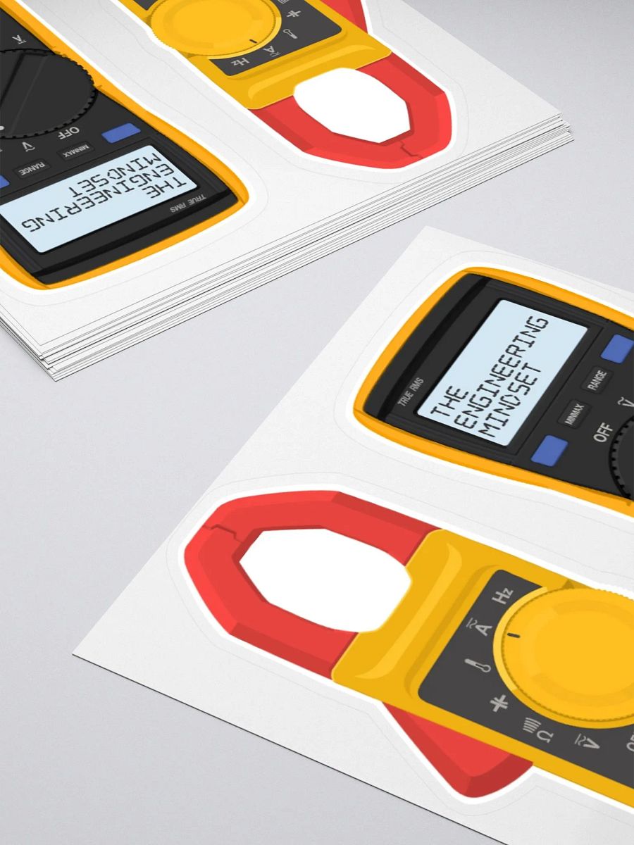Clamp meter and miltimeter - stickers product image (4)