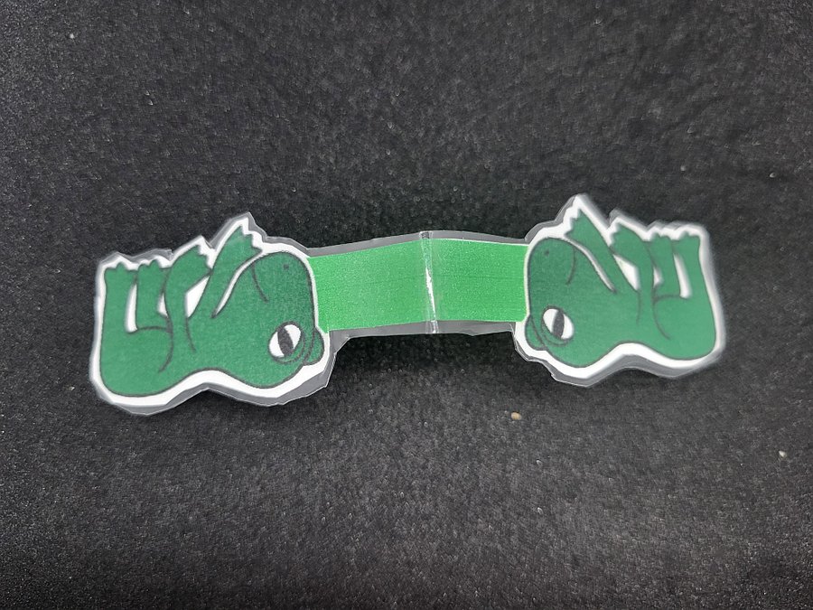 Cute Smiley Frog Magnetic Bookmark – Cheerful Woodland Friend product image (2)