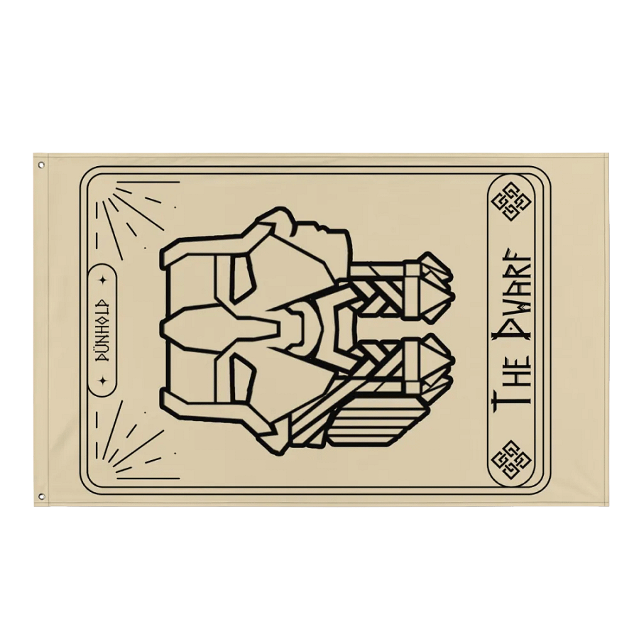 Dunhold Logo Tarot Card Flag product image (1)