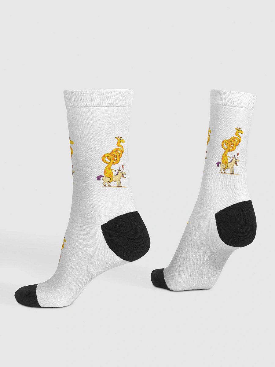 Giraffe on Unicorn Socks product image (4)