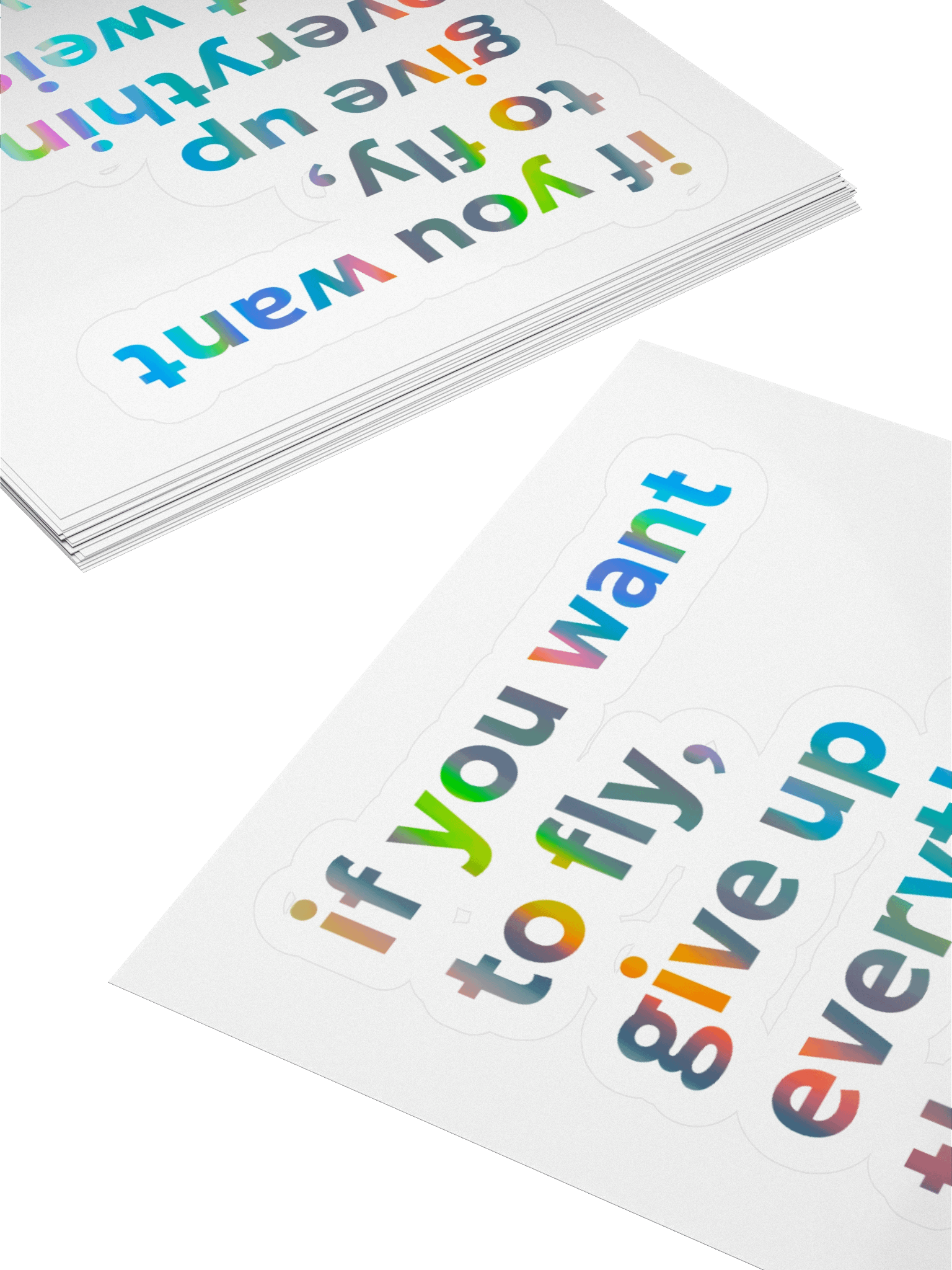 Fly High Kiss Cut Stickers product image (5)