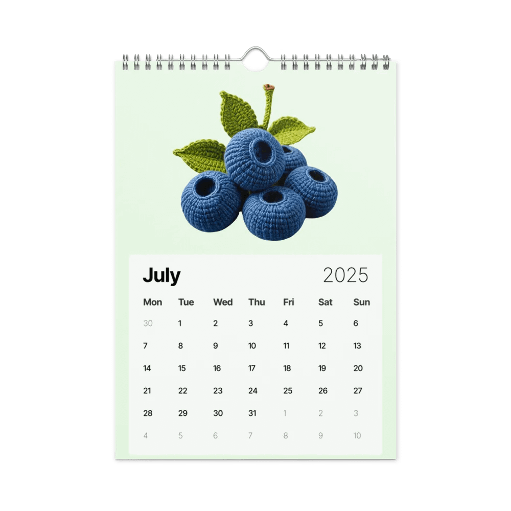 CozyAvocado's Healthy 2025 Calendar Fruity Edition product image (8)