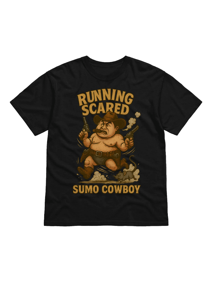 Sumo Cowboy Running Scared T-Shirt product image (1)