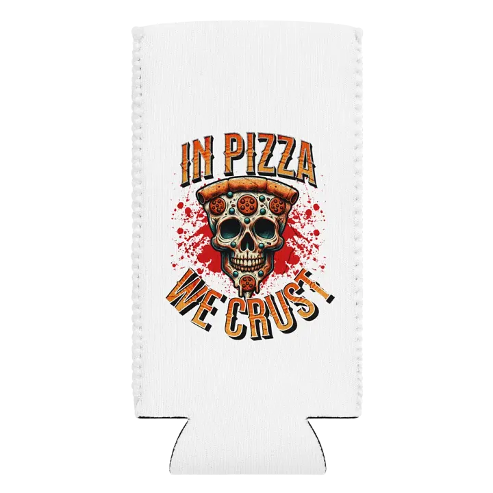 Pizza Skull Coozie Can Cooler product image (2)