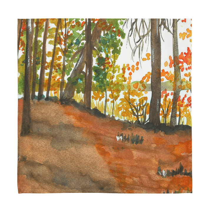 Autumn Path Cloth Napkin Set product image (1)
