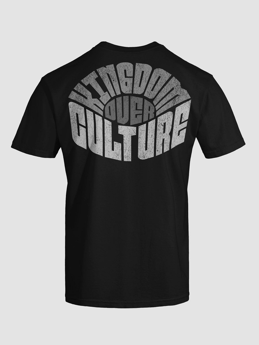 KINGDOM OVER CULTURE Curved Text Heavyweight T-Shirt product image (9)