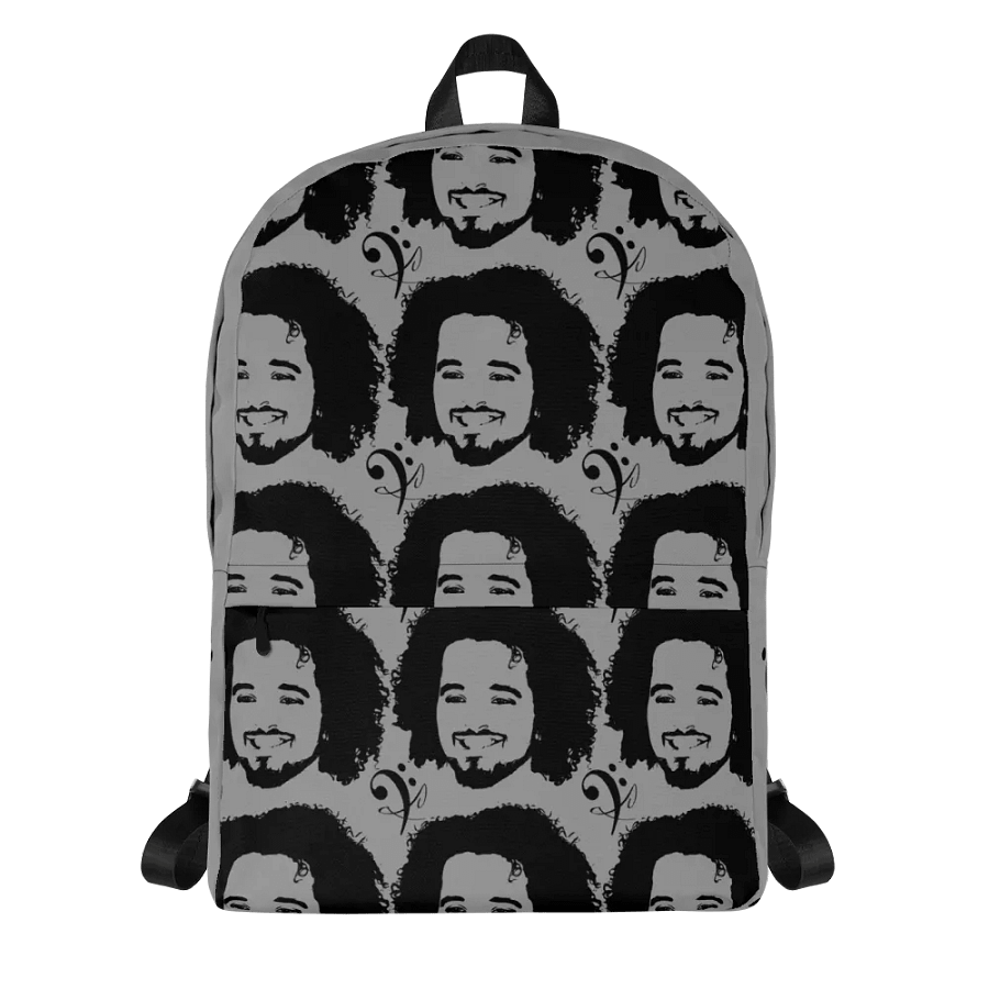 Joe Louis Face & Logo Backpack 01 (Grey) product image (1)