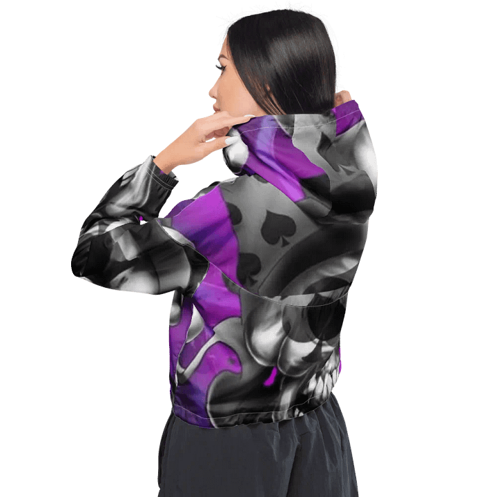 Jester Skull Women's Windbreaker product image (2)