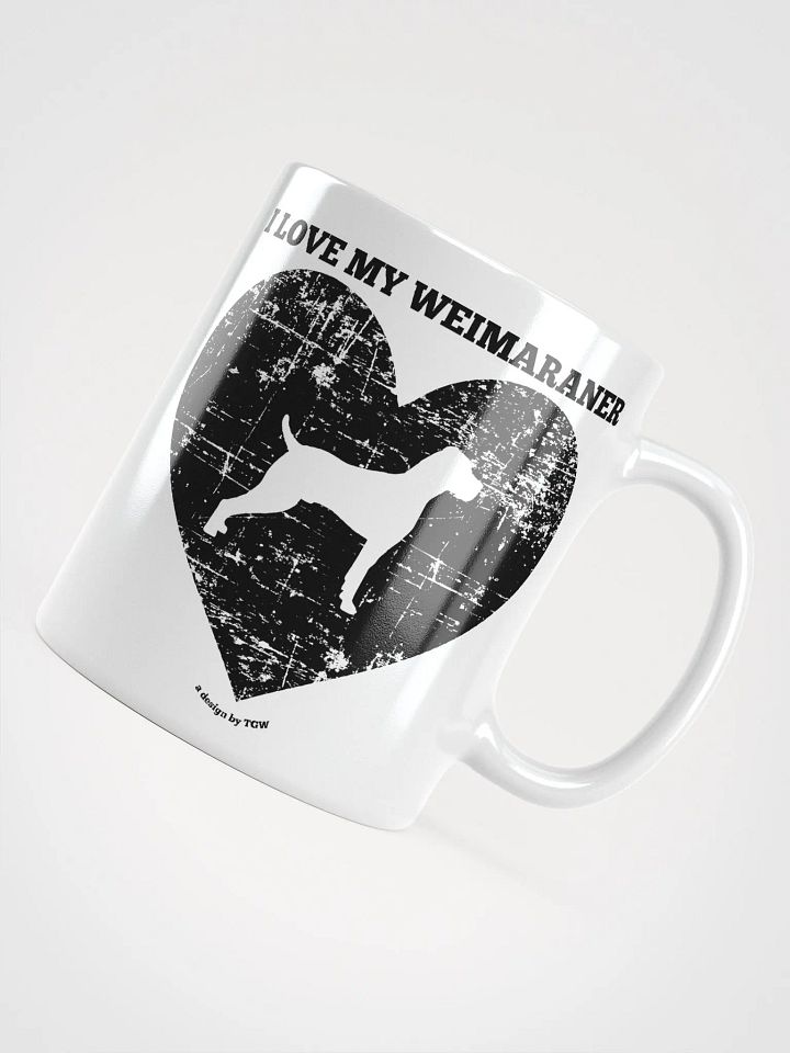 I Love My Weimaraner - White Glossy Mug product image (1)