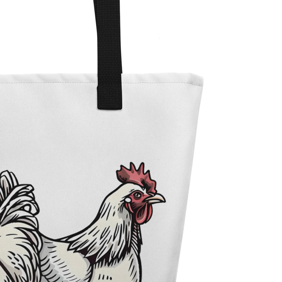 Tote Bag: Chicken Lover Farm Animals Themed Fashion Art Design product image (5)