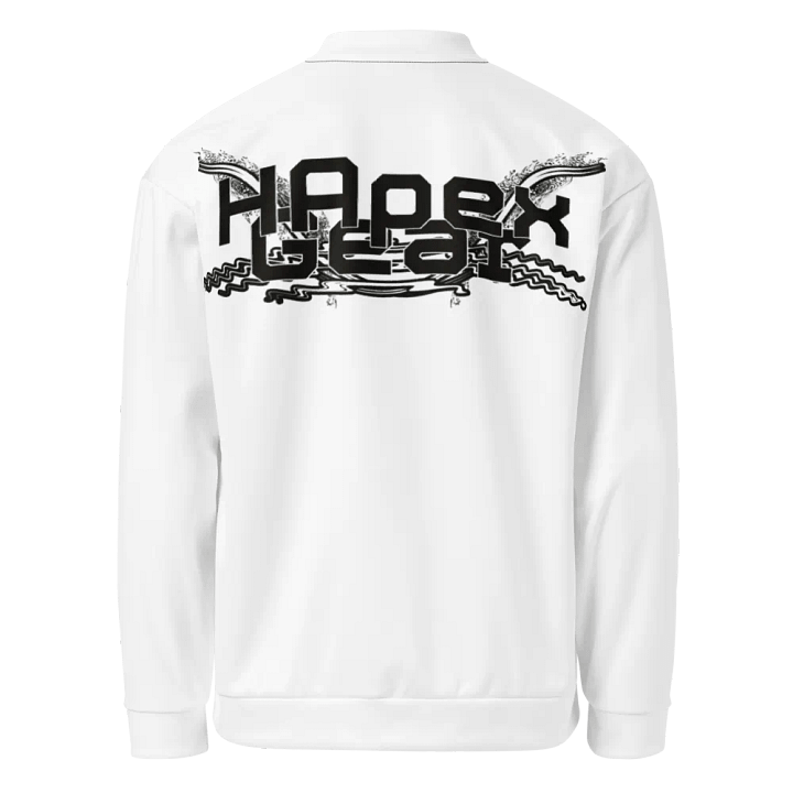 Black HApex Gear White Logo - White - Bomber Jacket product image (2)