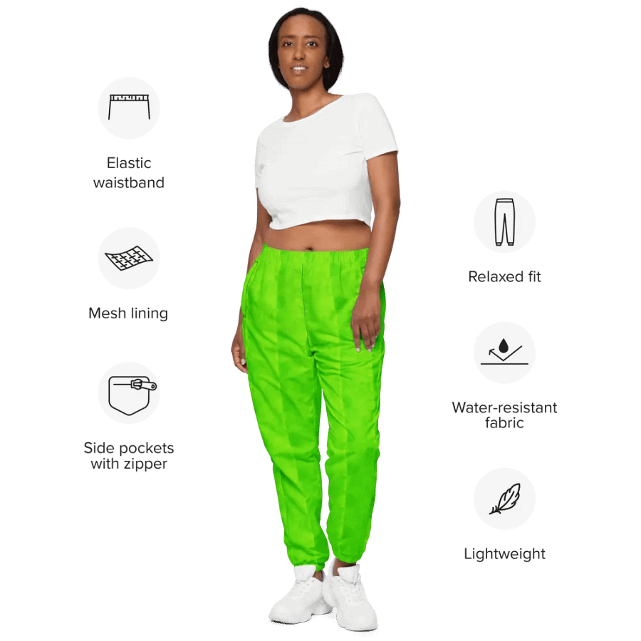 Neon Green Unisex Joggers product image (8)
