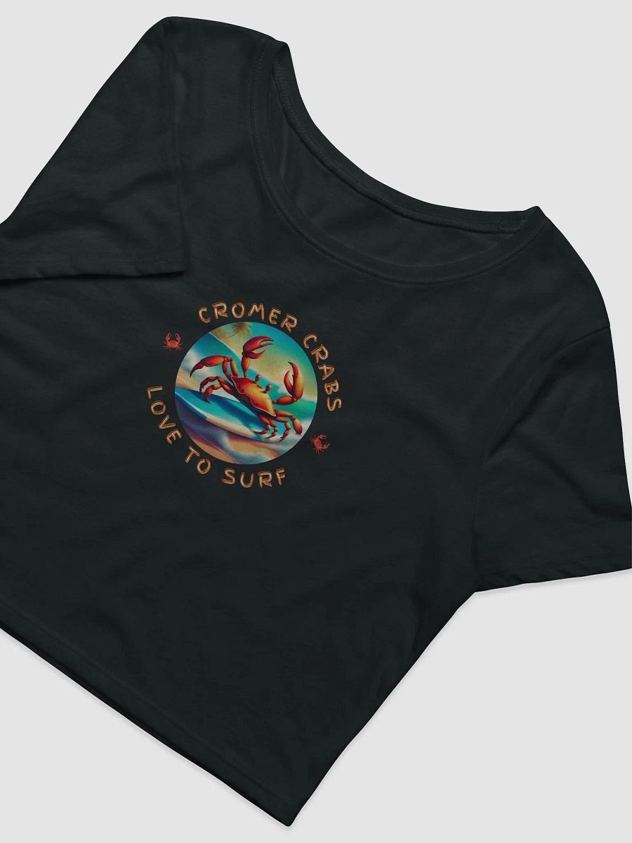 Cromer Crabs Love to Surf Crop T-Shirt product image (6)