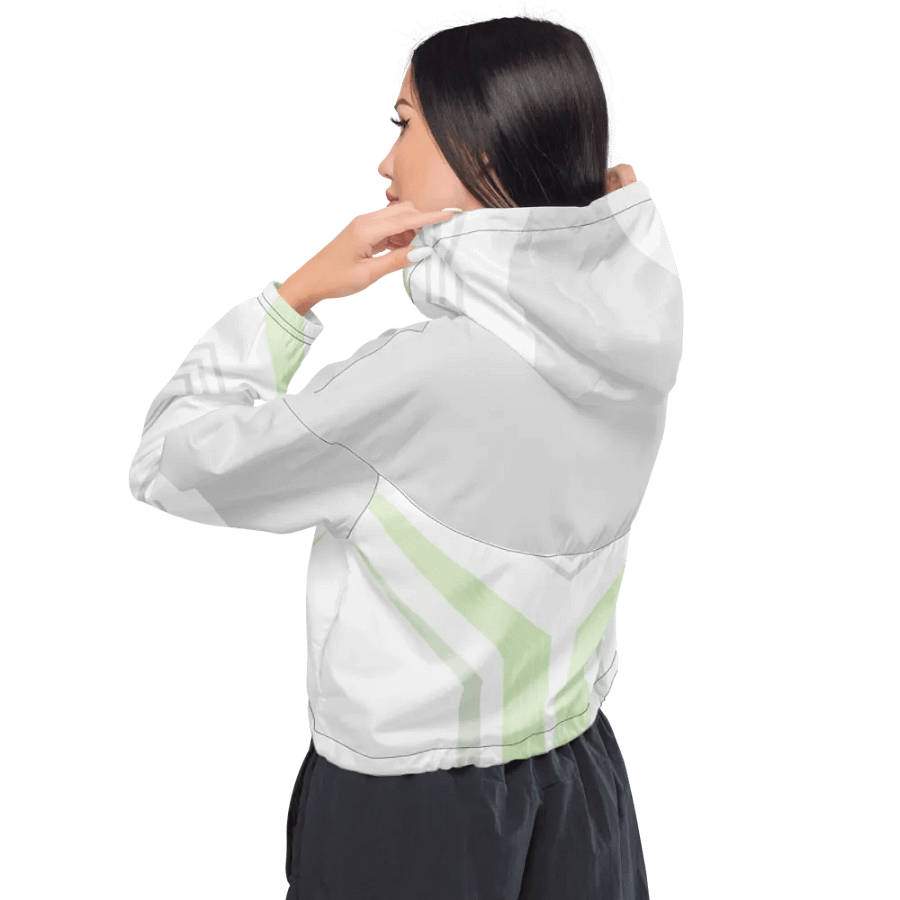 Symmetry Chic: Women's Cropped Windbreaker product image (5)
