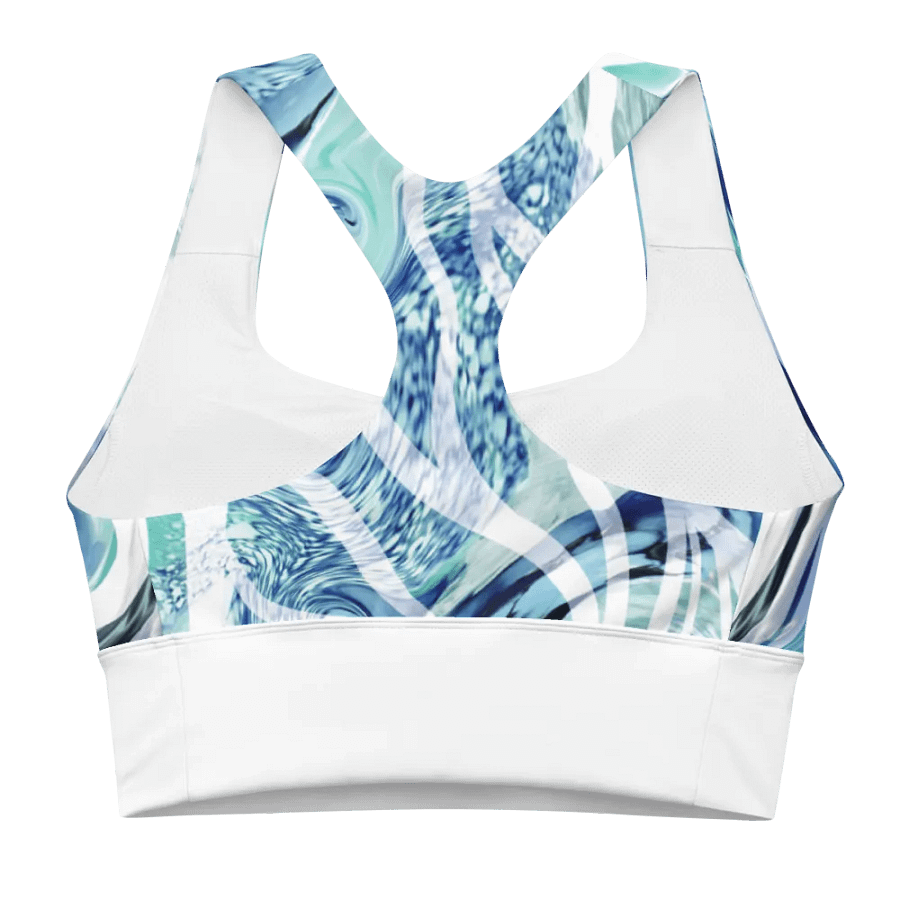 Ocean Lights Recycled Longline Sports Bra product image (2)