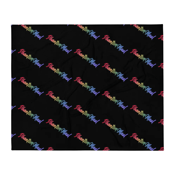 'PhantomMaul' Rainbow Throw Blanket product image (1)