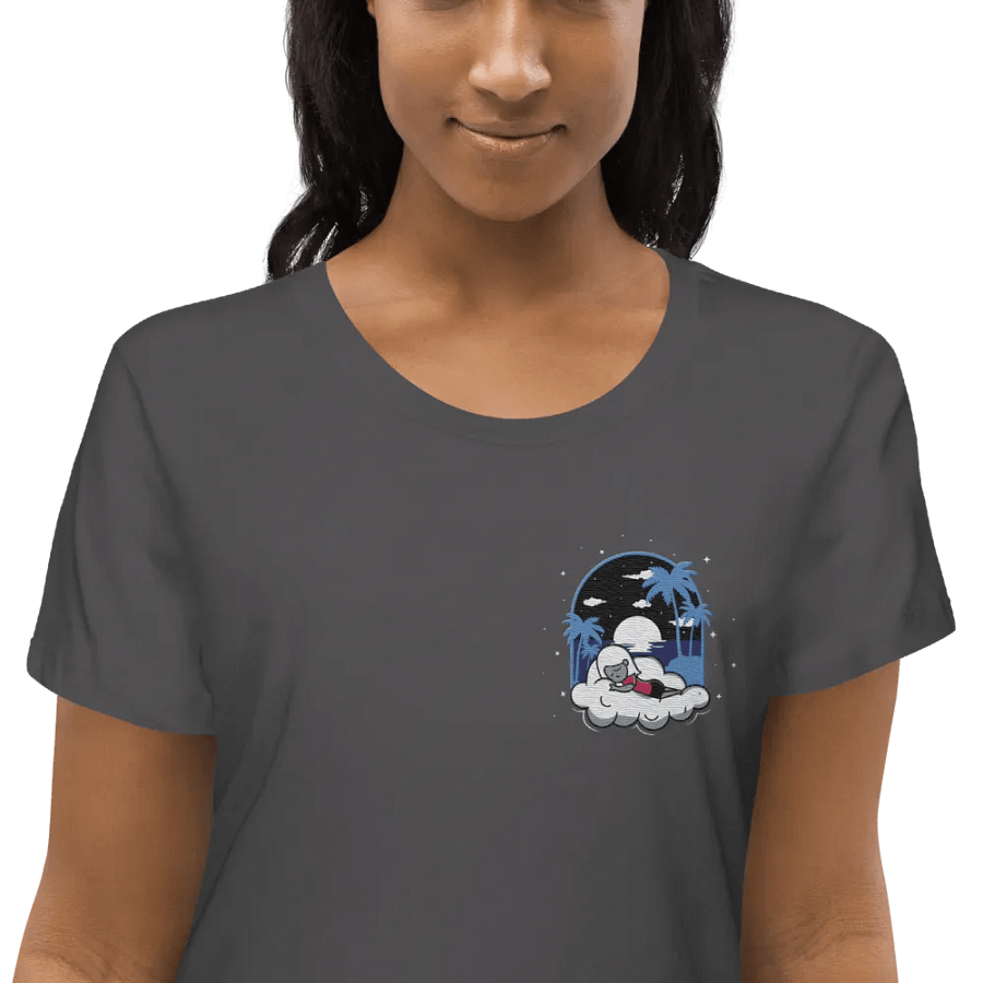 Cloudy Night Women's Fitted Tee Embroidered product image (12)
