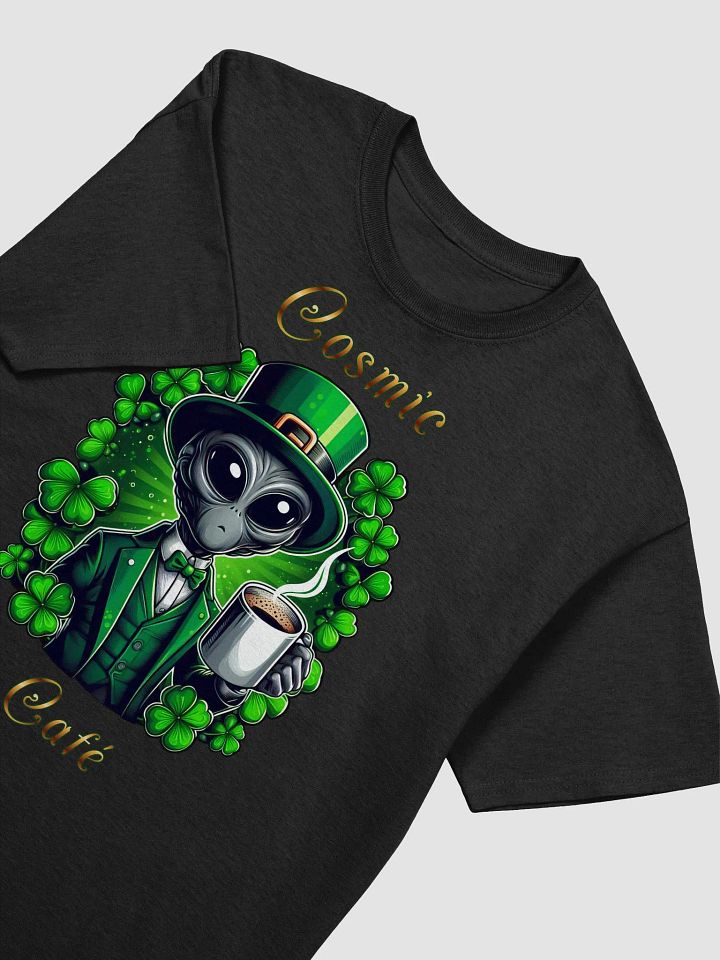 St-Patrick's Day cool Alien grey t-shirt product image (2)