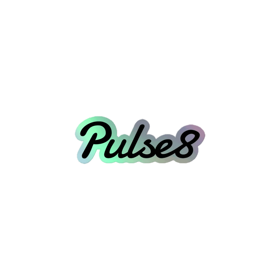 Pulse8 Logo Holo Sticker product image (1)