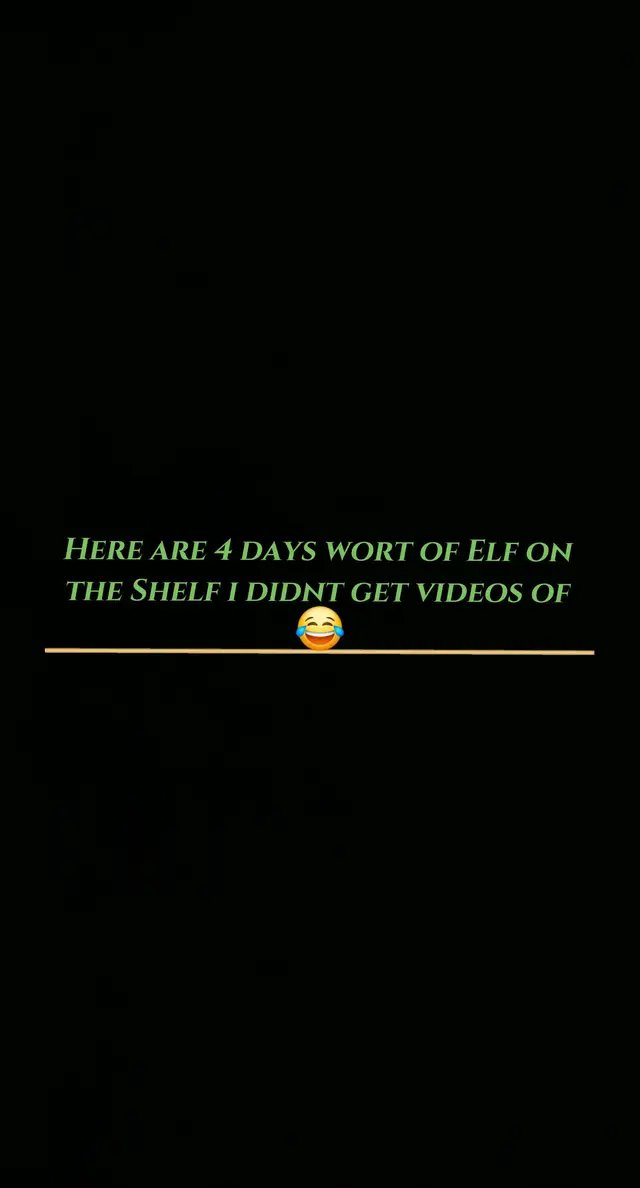 This is four days worth I forgot to take video of for our Elves this Christmnas! The Elves dont always need to be this big huge ordeal or a messy one either! Keep it simple, keep it fun.  #fyp #fypシ #elfontheshelf #alttiktok #christmasmagic 