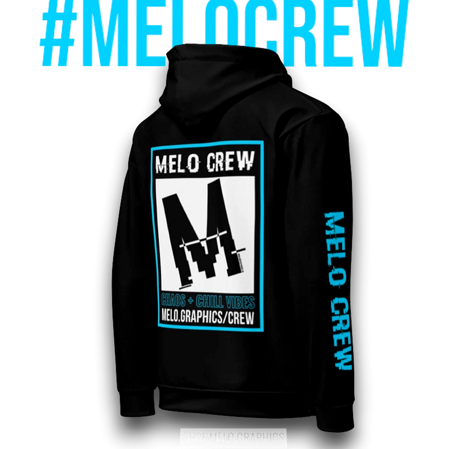 MELO CREW x Carball MELOGRAPHICS - Ultimate Hoodie | #MadeByMELO product image (2)
