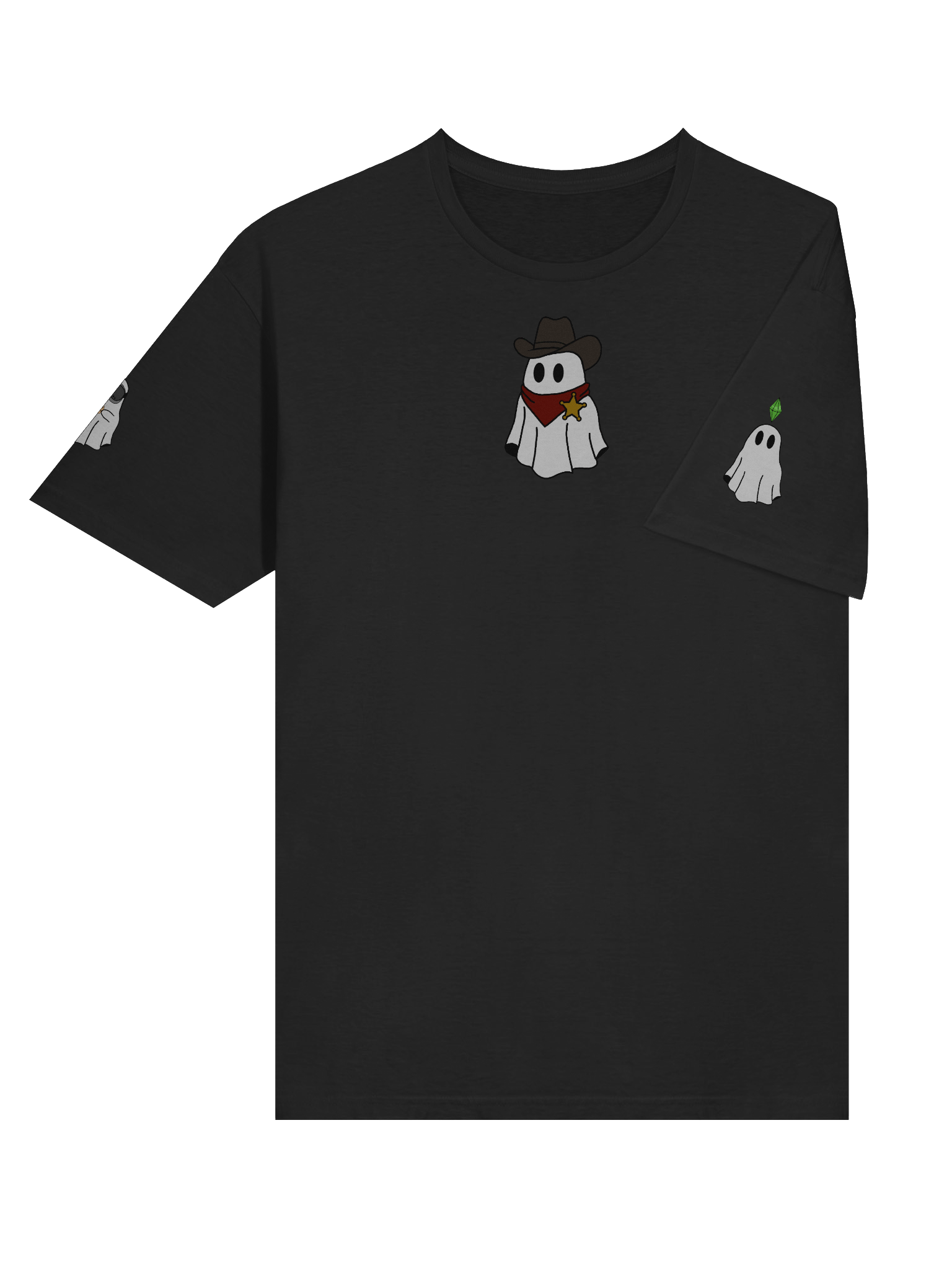 Halloween '25 Unisex Softstyle Ghost Cowboy x Mods T-Shirt product image (6)