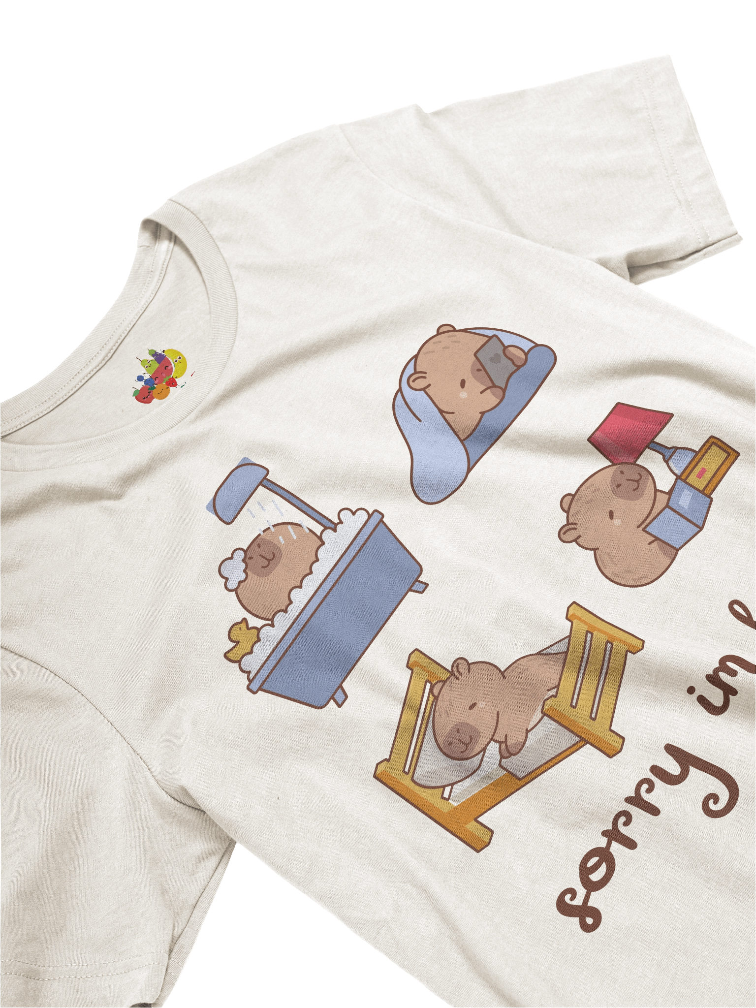 Sorry I'm Busy Capybara Tee (Unisex) product image (3)